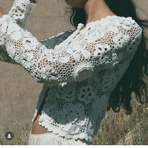 Doen Heirloom Alameda Cardigan S NWT - Picture 2 of 3